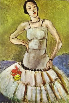 Henri Matisse Painting - La bailarina de ballet Armonía en gris 1927 fauvismo abstracto Henri Matisse